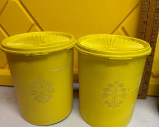 2 Tupperware Canisters $10.00
