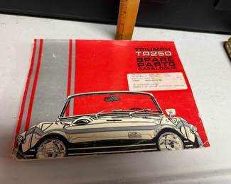 Triumph TR 250 Spare Parts Catalogue $9.00