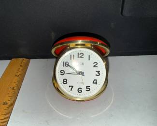 Elgin Red Travel Alarm $5.00