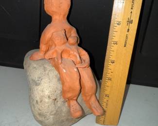 Statue on Rock $10.00