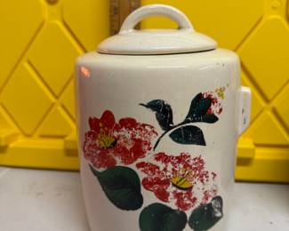 McCoy Cookie Jar, has a hair line crack on lid $15.00
