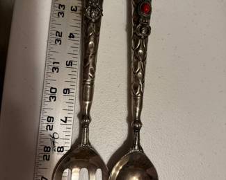 Serving Fork and Spoon $6.00