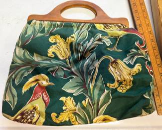 Barkcloth Bag $12.00