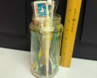 All Stir Sticks with Jar $8.00