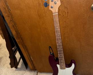 Long Neck Bridgecraft Bass Guitar $125.00