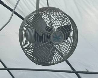 Greenhouse Sale in Beasley, TX includes Multiple high-powered 12" high-velocity fans (approx. 2,500 CFM airflow)