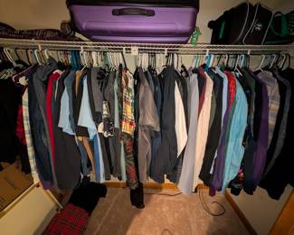 men's clothing - Polo, North Face, Quicksilver, Vans