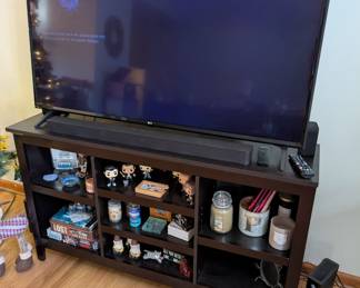 LG TV, Vizio Soundbar, Funko Pops, Lost memorabilia 
