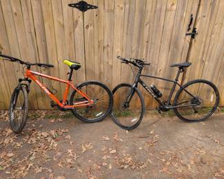 Raleigh & Trek bikes