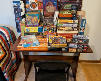puzzles, board games