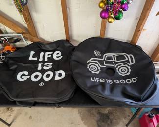 Life is Good/Jeep tire covers