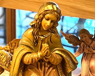 Vtg. Depose Italy Fonlanini nativity figurines 