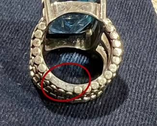 Lori Bonn ring - as is