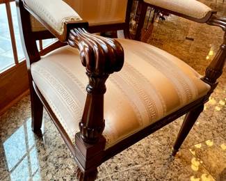 Stunning custom-made Spain - 12 ft by 4.4 ft. table with 12 chairs. with matching buffet - set was originally $40,000