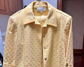 2 pc  St. John Sport Essentials by Marie Gray Jacket & Pant set- size M