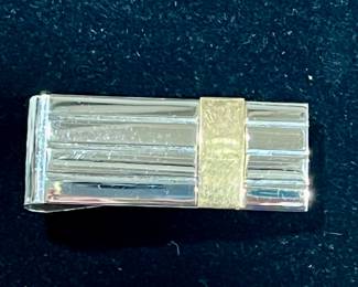 2 David Donahue 14K & Sterling money clips
