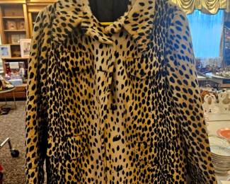 MCM leopard print coat, made by "Safari " brand