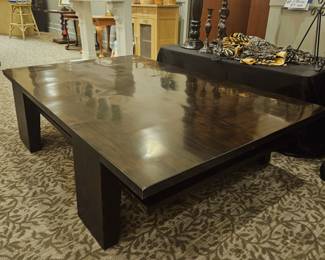 Large oversized coffee table mahogony