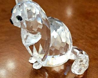 Crystal Cat Swarovski retired 
