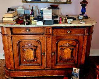 Beautiful marble topped cabinet