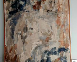 Gorgeous painting, mcm artist, signed