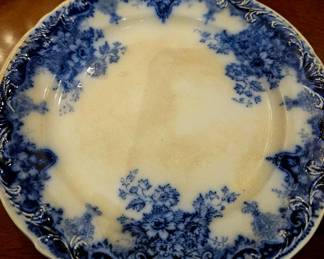 1871 Brownfield and sons set of 3 dinner plates