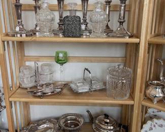 Antique and useful silver-plated items