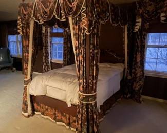 One of two canopy beds.  $800.  Includes mattress and boxsprings if you want