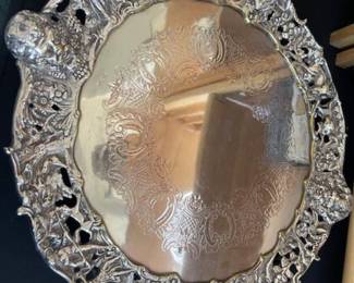 Fabulous silver-plated tray
