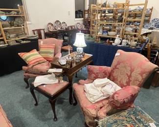 Another set of upholstered chairs