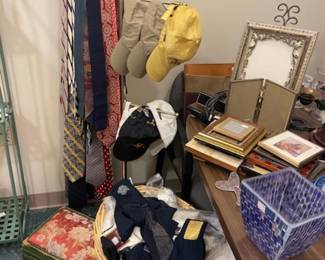 Some items on the $2 table.  Stool not $2