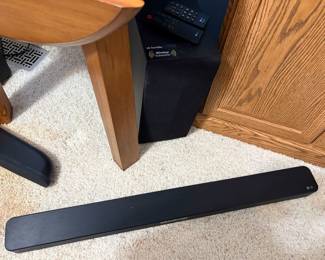 LG soundbar & subwoofer