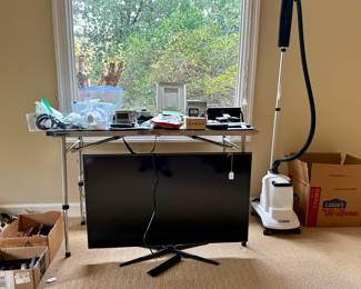 Telephones, computer screens and key boards