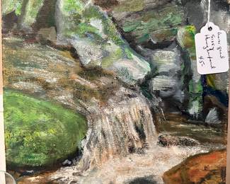 Oil on canvas or artist's board - vintage