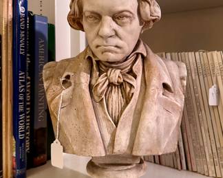 Plaster rendition of him