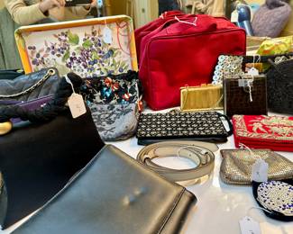 Many accessories - girl stuff - not sure what to call it - stuff, how about that?