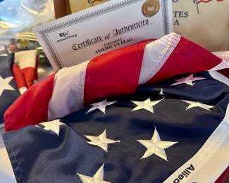 Probably made by Betsey Ross but I'm not sure...