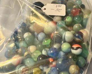 Collection of vintage marbles