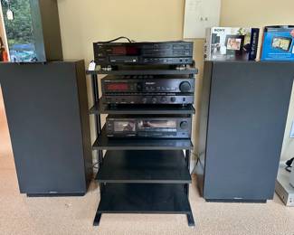 Quantities of sound equipment