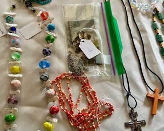 Costume jewelry of many varieties