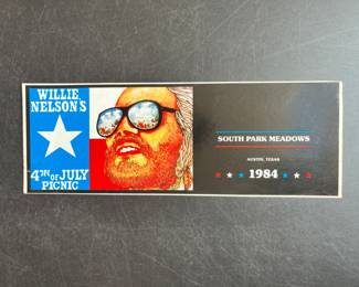 Original 1984 Willie Nelson sticker