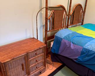 American of Martinsville headboard and cabinet