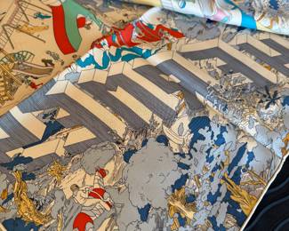 Hermes “On the Beach” scarf