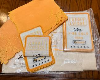 Vintage, pristine cocktail napkins