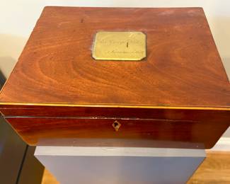 Antique wooden box