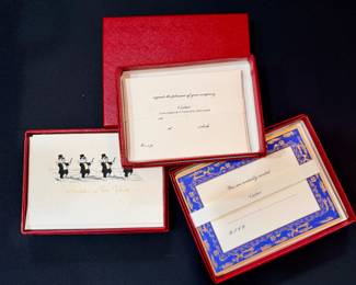 Cartier stationery and invitations