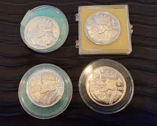 999 silver Mardi Gras coins