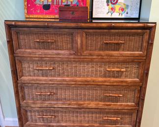 American of Martinsville 5-drawer highboy