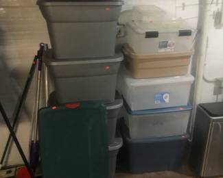 Storage totes!