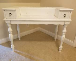 Vintage Writing Desk and Side Chair - Desk Detail